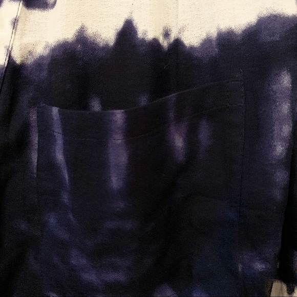 NWT INC tie dye button up long sleeved 2X - Picture 5 of 10